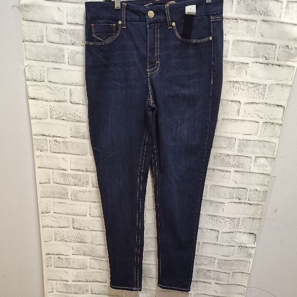 Seven7 Blue Skinny Jeans with Stretch - Picture 1 of 5